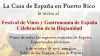 4 de octubre de 2019 Festival de Vinos y Tapas de España - Celebración de la Hispanidad